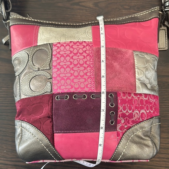 Coach Patchwork Shoulder Bag - Picture 10 of 12